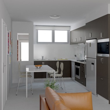 Henry Street Apartment #1 3D Interior Rendering | Virtual Tour
