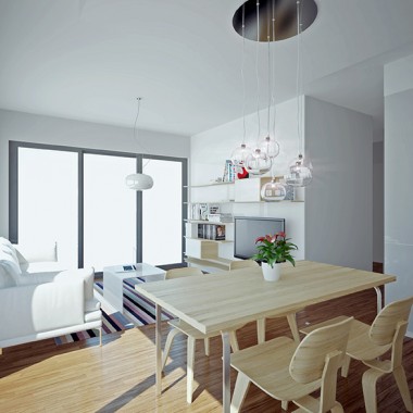 Nemagold Rise Apartment Dining 3D Interior Rendering #3 | Virtual Tour